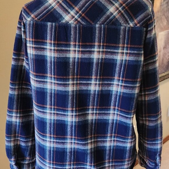 U2B, women's, Shirt Jacket, Lined with poly fleece, Large, Blue & Red Plaid, L - Picture 3 of 7